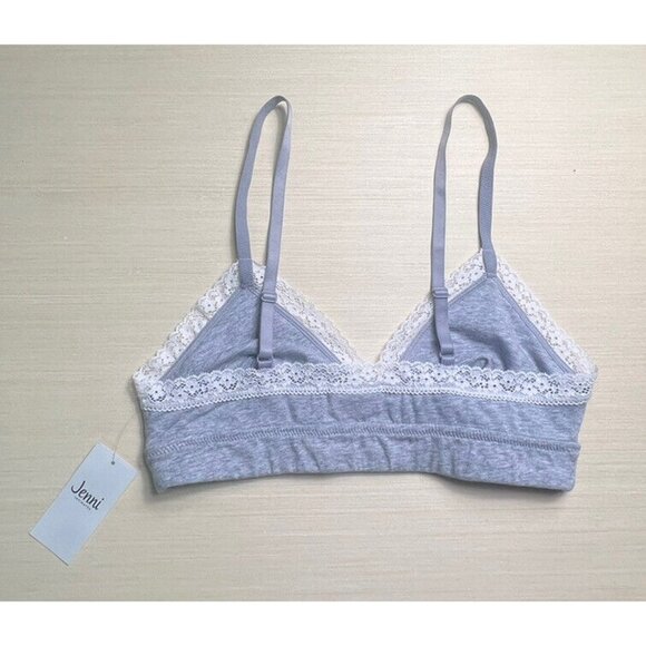Jenni On‎ Repeat Wide Lace Trim Bralette Sleep Heather Grey - Picture 3 of 4